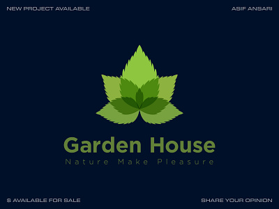 Garden House - Logo Design - NBD Logo - Natural Logo