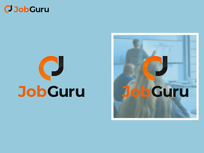 Job Guru - Logo Design - Letter J and G