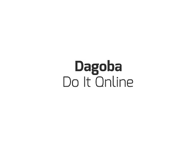 Dagoba - logo design branding creative design logo logodesign logotype market modern online typography