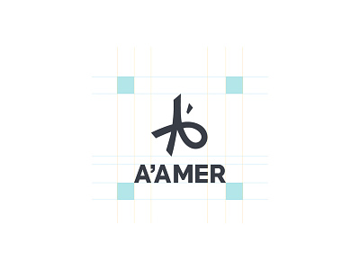 A'amer logo design anatomy 1 branding creative design icon identity logo logodesign modern typography تايبوجرافي تصميم