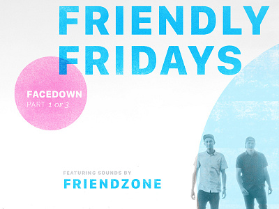 Friendly Fridays concert edm fridays friendly music poster