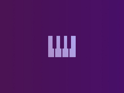 Piano Icon icon keys minimal piano purple