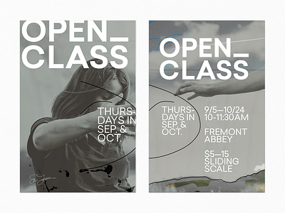 Open_Class dance dance class dancer poster poster art poster design promo