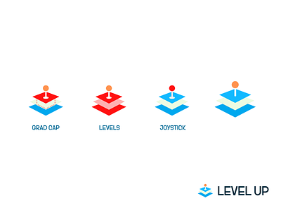 Level Up concept - Logo Breakdown art branding design figma illustration logo logo breakdown video games visual design