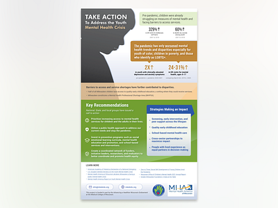 Mental Health America Wisconsin - Infographic figma graphic design indesign infographic information architecture mental health non profit