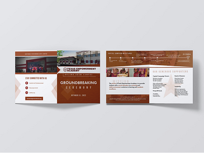 Texas Empowerment Academy - Brochure branding brochure figma graphic design indesign print design visual design