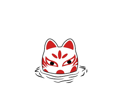 Cat Mask Ninja's branding design graphic design illustration logo