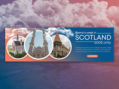 Social Media Travel Banner Design