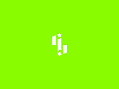 R.I.J Monogram combination green i j logo monogram r simple