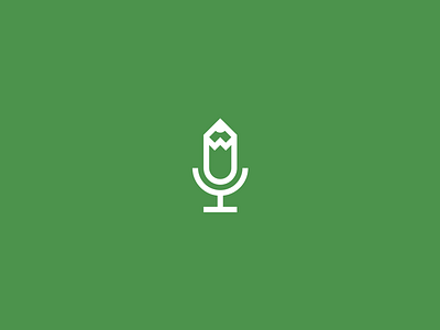 Pencil + Mic Icon