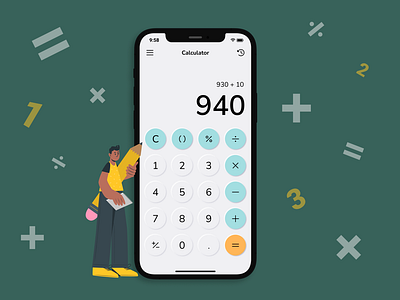 #DailyUI - 004 / Calculator