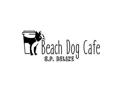 Dog Cafe Logo branding cafe coffee creative cup design dog drinks friendly graphic design illustration logo modern mug professional