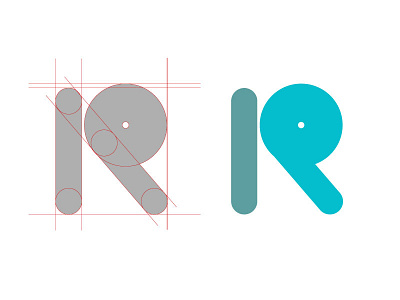 My Personal Logo | RikuGo blue branding design icon illustration logo logo design typography vector
