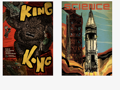 Various Illustrations app art design illustrations poster science space