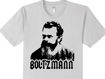 Boltzmann Rockstar Physicist app art branding cool design illustration ios logo physics poster science