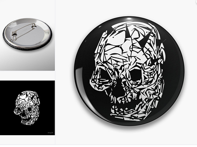 Skull Button