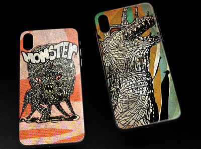 My new phone case illustrations illustration monster phone case