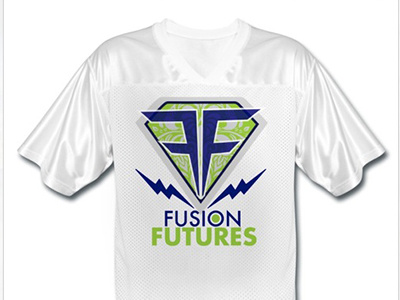 Fusion Futures logo pitch. logo t shirt