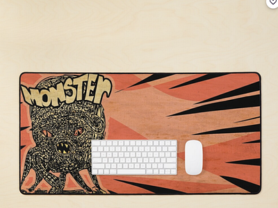 My monster mouse pad