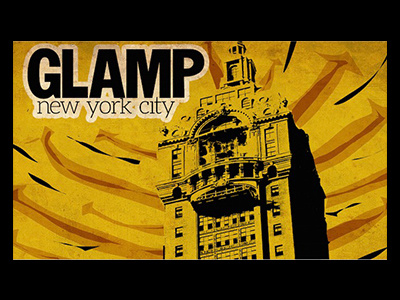 Business card concept new york nyc yello