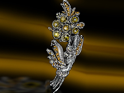 Jewelry Art is the the best art. beauty gems illustrate jewelry.