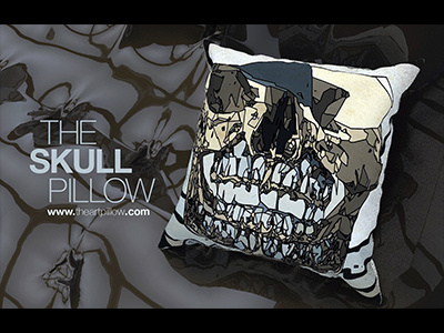 The Skull Pillow art design pillow skull