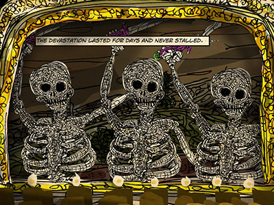 beware the legions of skeletons.