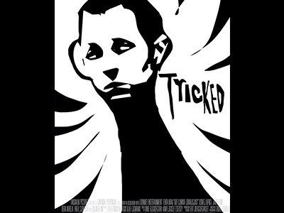 Tricked poster art illustration movies posters
