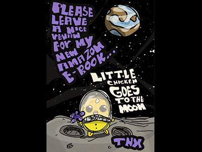 Little Chicken goes to the Moon. design ebooks