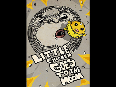 Little Chicken goes to the Moon. design ebooks