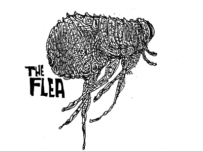 The Flea art icon illustration popart tvshow