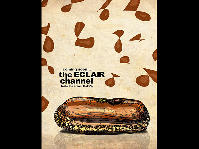 the ECLAIR channel brown chocolate dessert tasty