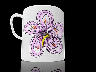 Flower mug