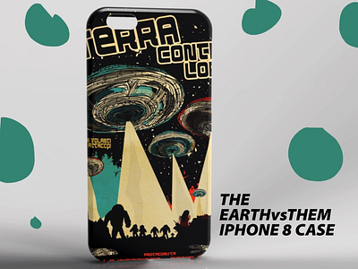 Earth vs them iPhone 8 Plus case