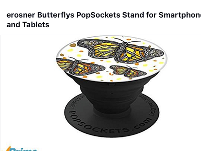 Butterflies for the popsocket win.