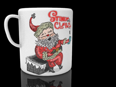 STONER CLAUS TO THE RESCUE cannabis christmas stoner