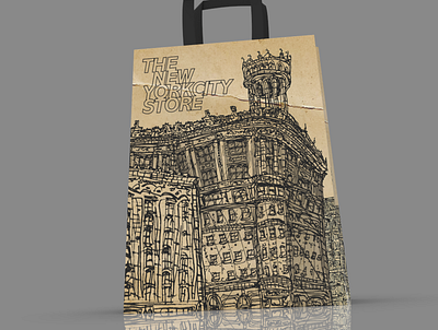The New YorkCity Store app art bag branding design fashion food illustration ios new york nyc nycbrandingagency poster