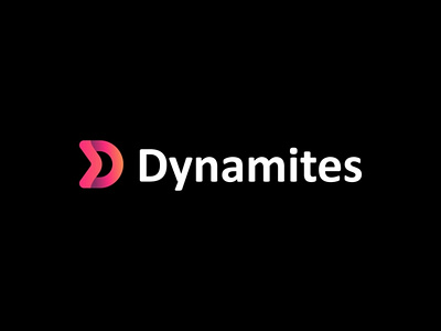 Dynamites (unused) logo Design 🖤. abstract brand identity branding d abstract mark d logo d modern logo d unused logo design dynamites ecommerce gradient graphic design lettermark logo logo designer logo trends 2022 logos marketing agency startup logo