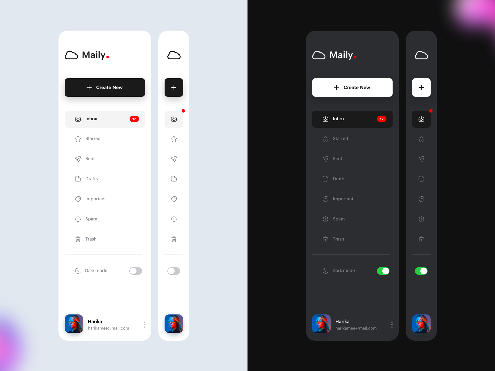 Menu by Venkatesh Babu 🇮🇳 on Dribbble