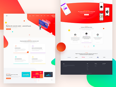 Design Agency Landing Page