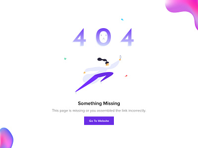 404 page Error 404 404 error design dribbble find human illustration not found page design ui web