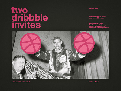 2 Dribbble Invites