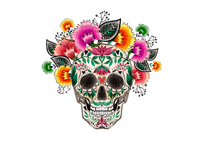 Day of the Dead,Día de los Muertos,skull graphic design icon illustration logo mexican typography ui