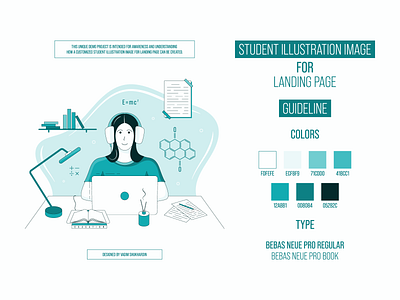 Student Illustration Image for Landing Page