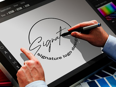 Signature Logo Design signature logo design