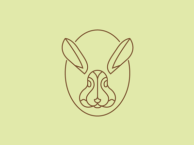 Easter Bunny bunny chocolate easter egg holidays lines logo mint rabbit vector