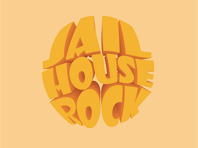 JAILHOUSE ROCK | Type test adobe illustration design illustration type