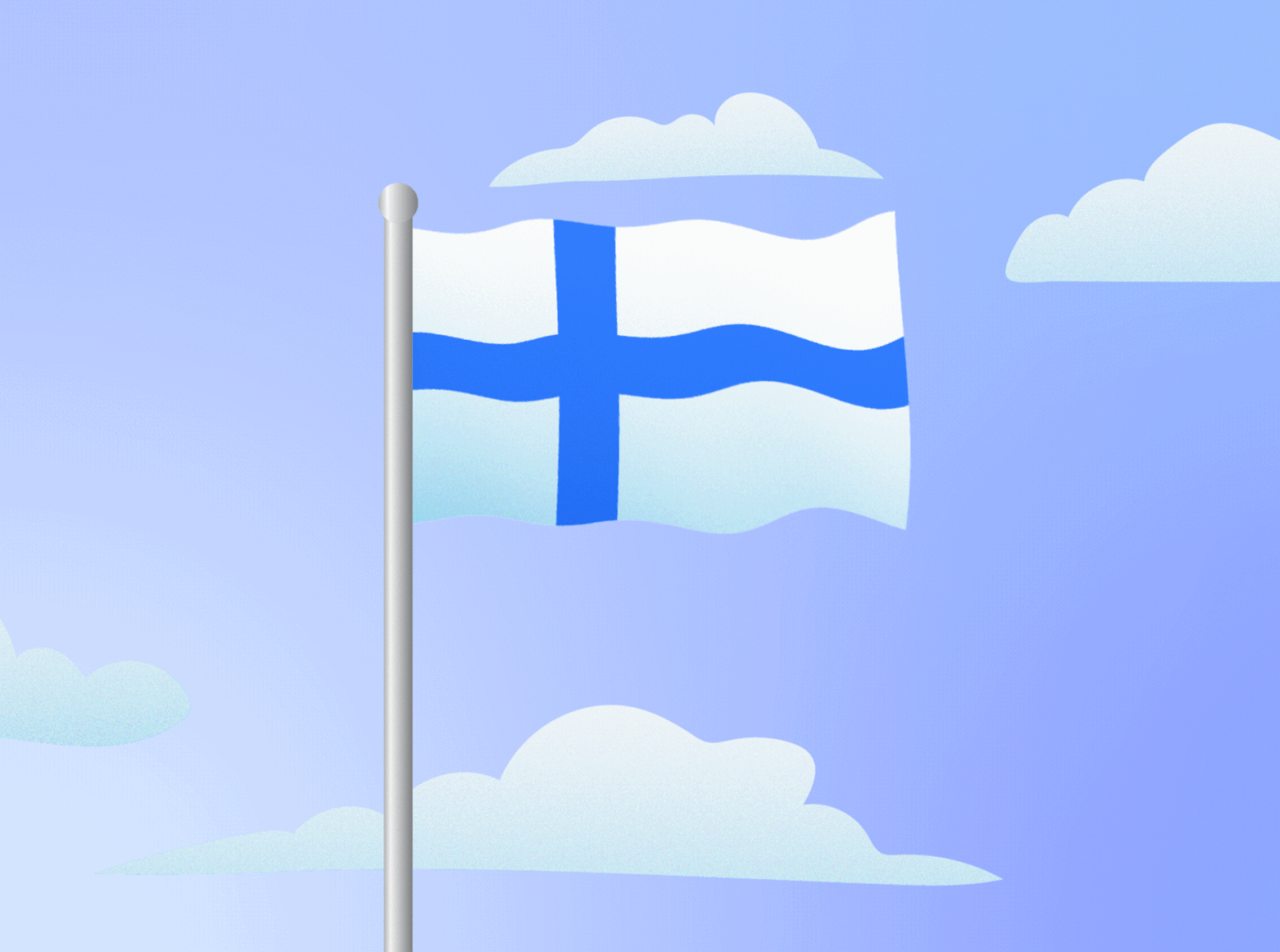 Finnish Independence Day 6.12. adobe after effects adobe illustration design illustration vector