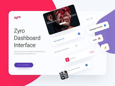 Zyro Dashboard Design