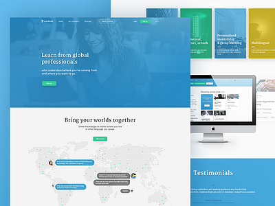 Localized landing page